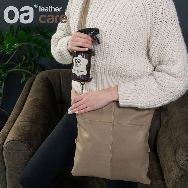 Rengøringsmiddel til læderbetræk, beskyttelse mod snavs OA LEATHER CARE (500 ml)